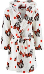 Biały szlafrok dziewczęcy Disney - Minnie Mouse rozmiar