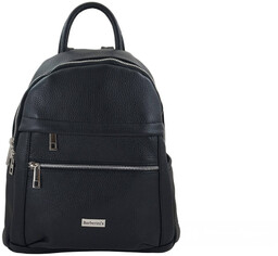 Stylowy plecak damski skórzany - Czarny