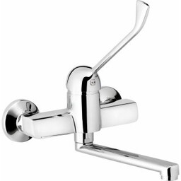 DEANTE Bateria umywalkowa ścienna CORIO chrom z dźwignią