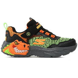 Sneakersy Skechers Dino Lights 400615L/BKOR Czarny