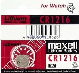 Bateria litowa CR1216 MAXELL