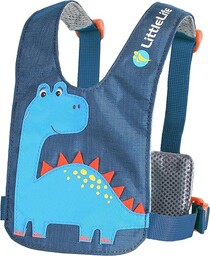 LittleLife Wodze bezpieczeństwa dla maluchów dinozaurów, niebieskie, 1