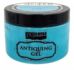ŻEL POSTARZAJĄCY Pentart - patyna niebieska 150ml