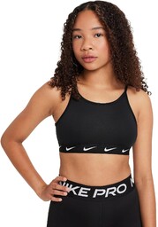 Nike Girl''S Biustonosz Dri-Fit One, Czarny/Biały, FD2276-010, S