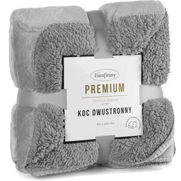 EUROFIRANY Koc Tedy 150 x 200 cm Srebrny