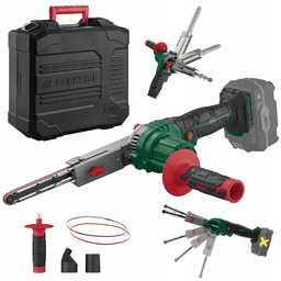 Akumulatorowa Szlifierka Taśmowa Parkside Pbfa A1 20V Zestaw