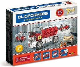 Clicformers 802003 zabawka do budowy ratownictwa pożarnego