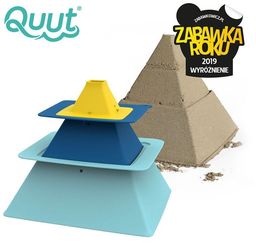 QUUT Zestaw 3 foremek do piasku Piramida Pira