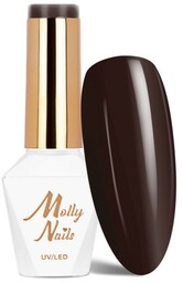 Lakier hybrydowy LED/UV Gel Polish Molly Nails Choco