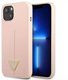 Guess GUHCP13SSLTGP iPhone 13 mini 5,4" różowy/pink hardcase