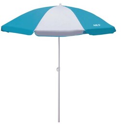 NILS CAMP Parasol plażowy NC7813 180 cm Turkusowo-biały