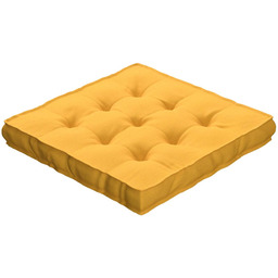 Poduszka na krzesło Kuba, żółty, 50 x 50