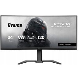 Monitor zakrzywiony 34" iiyama G-Master GCB3482WQSU-B1 Uwqhd Va