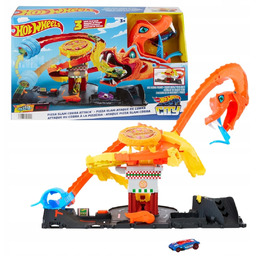 Hot Wheels City Zestaw Tor Samochodowy Odjazdowa Pizza