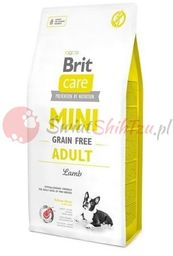 Brit Care Mini Grain Free Adult Jagnięcina 7kg