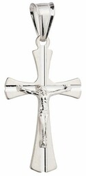 Srebrny Krzyżyk z Jezusem pr 925