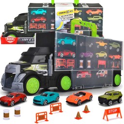 Dickie Toys, Ciężarówka Transporter Walizka na resoraki Laweta