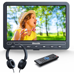 GOnavidio samochodowy odtwarzacz DVD dla dzieci z wejściem