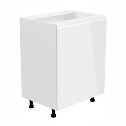 Szafka kuchenna dolna Aspen D60-P Prawa biały połysk