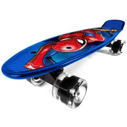Deskorolka Seven niebieska Spider-Man 55x14,5 cm 60 mm