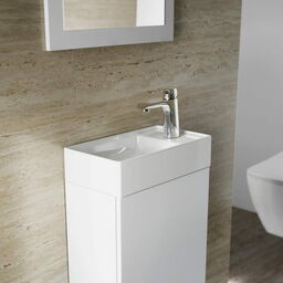 Ravak umywalka mini Ceramiczna Veda Slim 400 biała