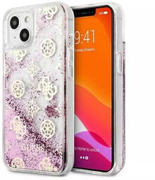 Guess GUHCP13SLGPEPI iPhone 13 mini 5,4" różowy/pink hardcase