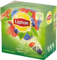 Herbata Lipton zielona jagoda&amp;goji piramidki 20tb
