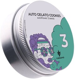 Auto Gelato Cookies - nasiona autokwitnące 3 szt.