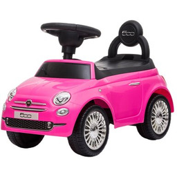 SUN BABY Jeździk Fiat 500 Różowy