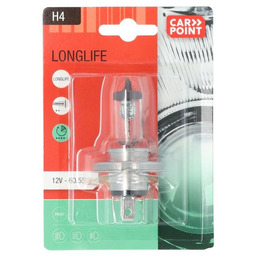 CARPOINT 0760042 Żarówka, reflektor dalekosiężny H4, Halogen, 60/55W