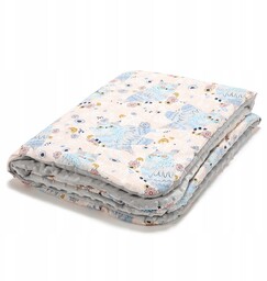 La Millou Kocyk Średniaka Sleepy Owls Light Grey