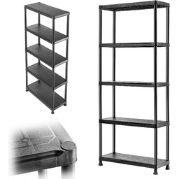 Regał 5-półkowy Keter Plus 75 czarny