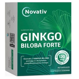 Novativ Ginkgo Biloba Forte, 60 kaps.