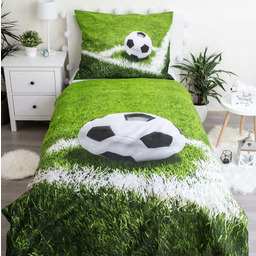 Pościel Młodzieżowa 140x200 Bawełniana Piłka Nożna Piłkarska Football