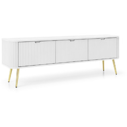 Szafka pod telewizor biała Zova (RTV168), white/gold