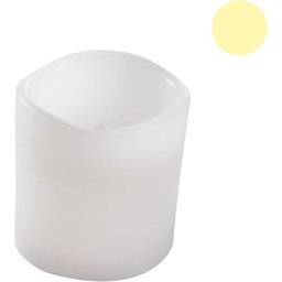 Homéa, Świeca Led Wosk Filar White D7,5 x