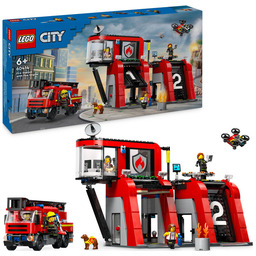 Lego 60414 City Remiza strażacka z wozem