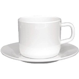 Kristallon Filiżanka biała 213 ml, Melamine (12 szt.)