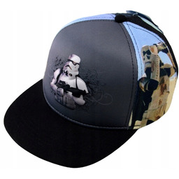 Czapka prostym daszkiem dziecięca Star Wars Szturmowcy 3D