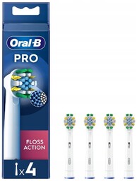 4x Końcówka do szczoteczki ORAL-B EB25RX Floss Action