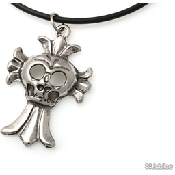 WISIOR KRZYŻ Z CZASZKĄ rock punk krzyże czaszka