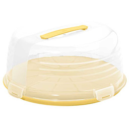 Tortownica z pokrywką Curver Chef&Home 35 cm żółta