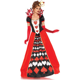 LEG AVENUE Damski kostium Deluxe Queen Of Hearts