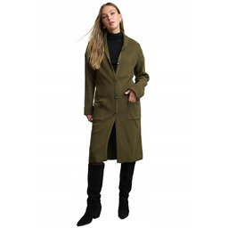 TRENDYOL SWETER KARDIGAN DOPASOWANY Z GUZIKAMI KHAKI 38