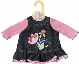Dolly Moda 871010 dżinsowa sukienka 43 cm, kolorowa
