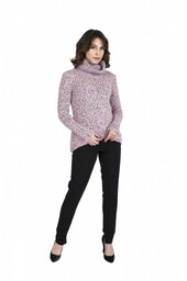 Sweter damski MKM Nicola SWE 103 Różowy
