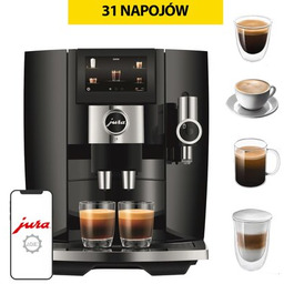 JURA Ekspres J8 Piano Black (EA) z systemem