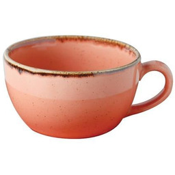 Filiżanka elegancka do kawy 250 ml Amber pomarańczowa