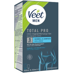 Veet Men TOTAL PRO Zestaw do Depilacji Intymnej