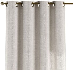 Zasłona na kółkach 1 szt., śmietankowy biały, Linen